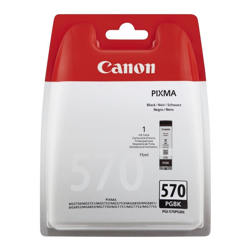 Canon Cartuccia d'inchiostro nero a pigmenti PGI-570PGBK