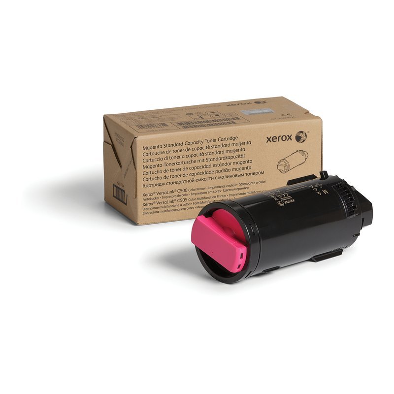Xerox Genuine ® VersaLink® C500 Color Printer/C505 Color Multifunction Printer Magenta Standard capacity Toner Cartridge (2400 Pages) - 106R03860