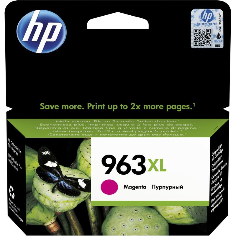 HP 963XL High Yield Magenta Original Ink