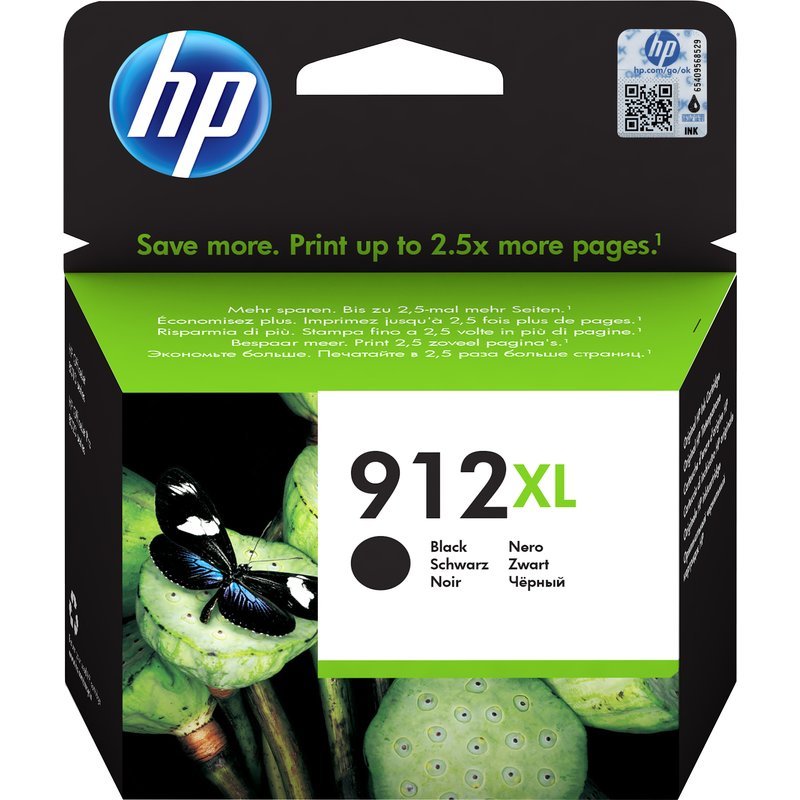 HP 912XL High Yield Black Original Ink Cartridge
