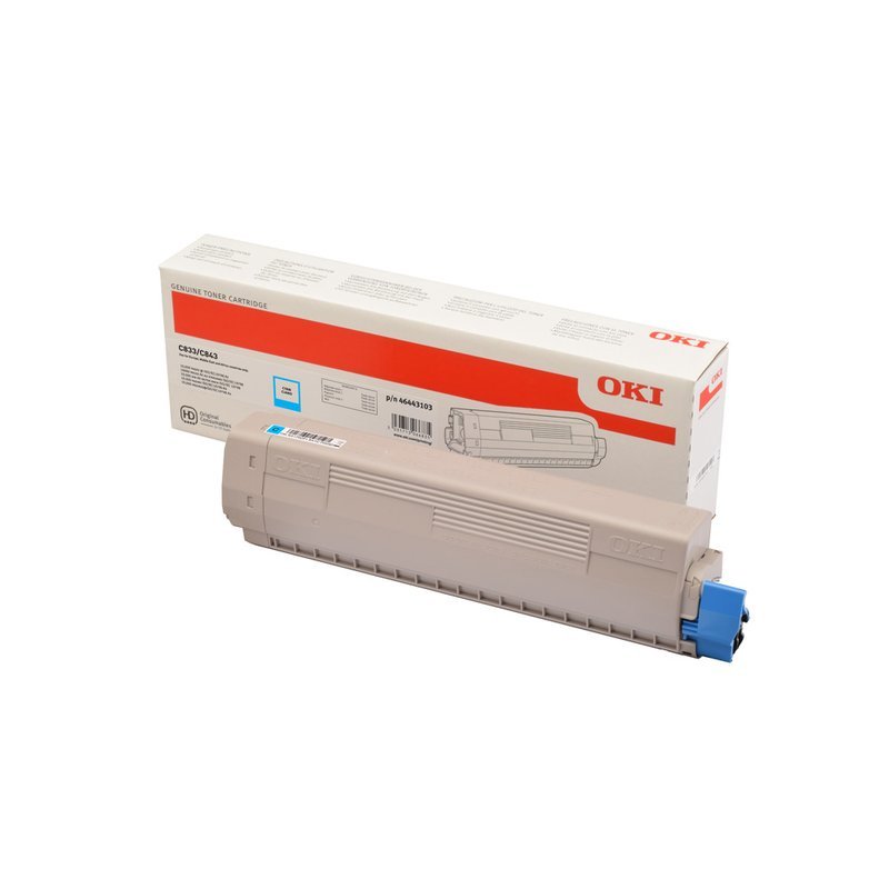 TONER CIANO PR OKI C833/843 10K PAGINE -