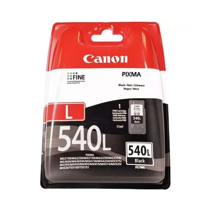 Canon PG-540L cartuccia d'inchiostro 1 pz Originale Resa standard Nero