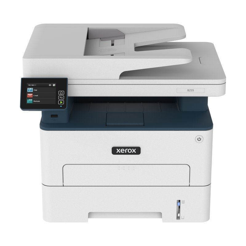 Xerox B235 A4 34 ppm Copia/Stampa/Scansione/Fax wireless con stampa fronte/retro PS3 PCL5e/6 ADF 2 vassoi Totale 251 fogli