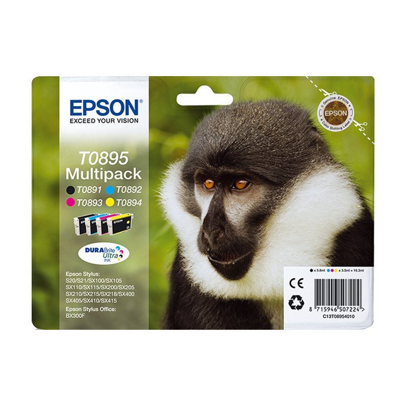 MultiPack T0895, contenente n.4 cartucce