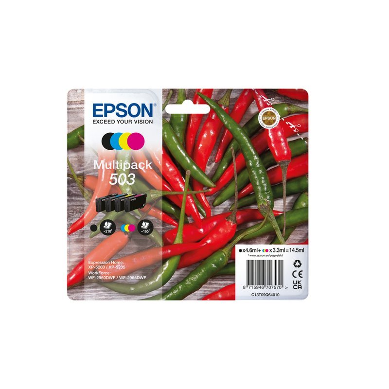 multipack 4-COLOURS 503 INK
