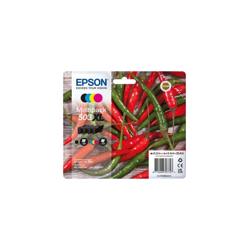 cartridges PEPERONCINO4-COL 503XL