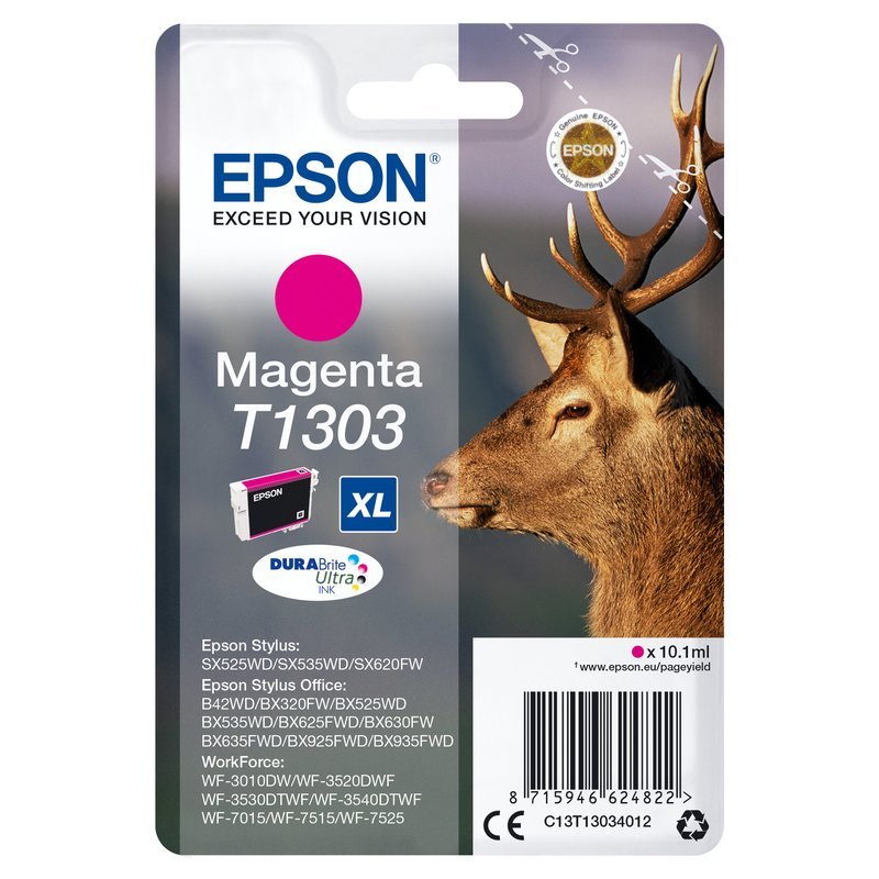 Epson Stag Inchiostro magenta singolo DURABrite Ultra Cervo T1303