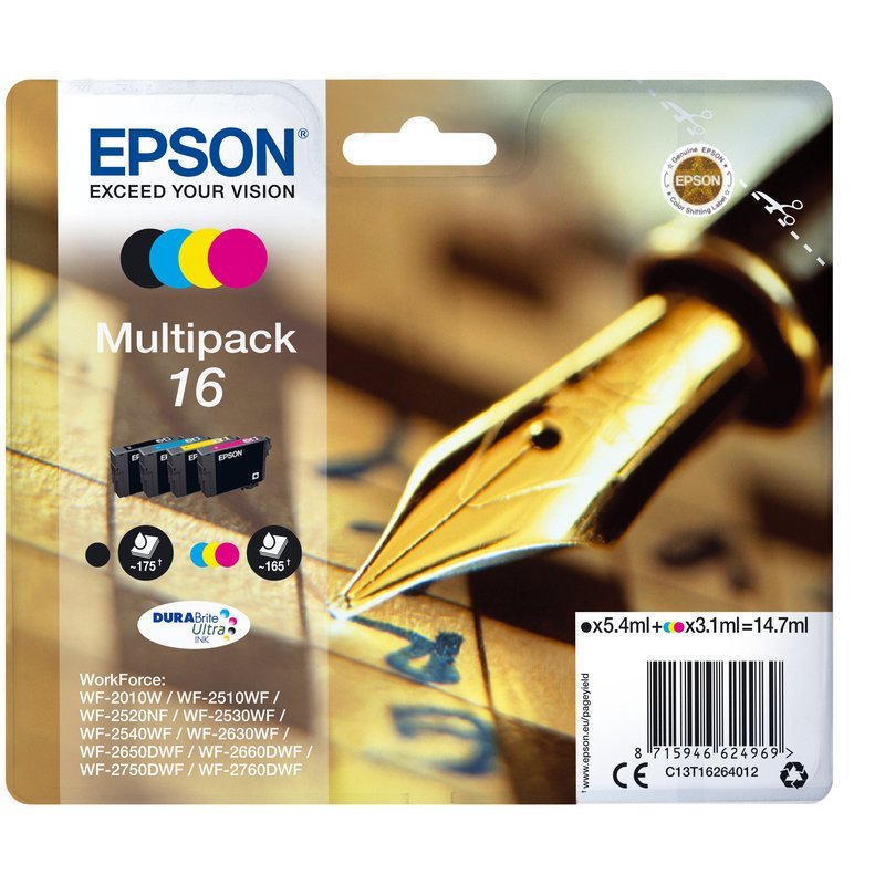 Epson Pen and crossword Multipack 4-colours 16 DURABrite Ultra Ink