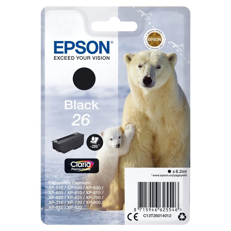 cartridge NERA ORSO POLARE