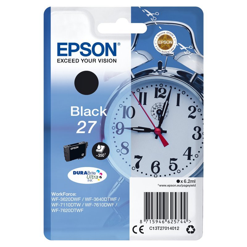 CART.INCH black SVEGLIA SERIE 27