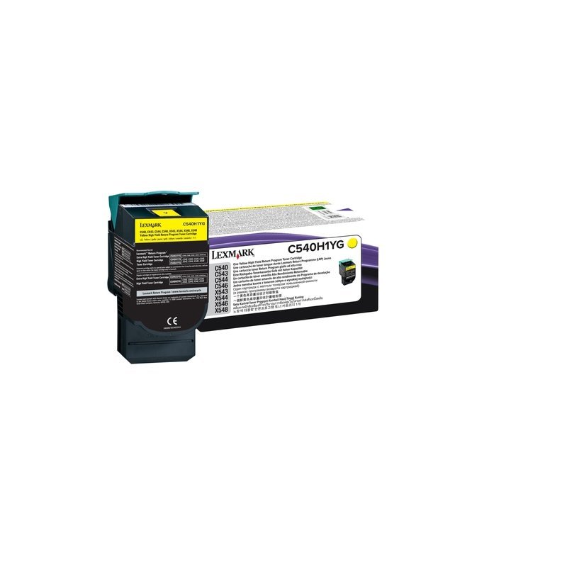 LEXMARK C54x,X54x Yel Rtn 2K Cartrige