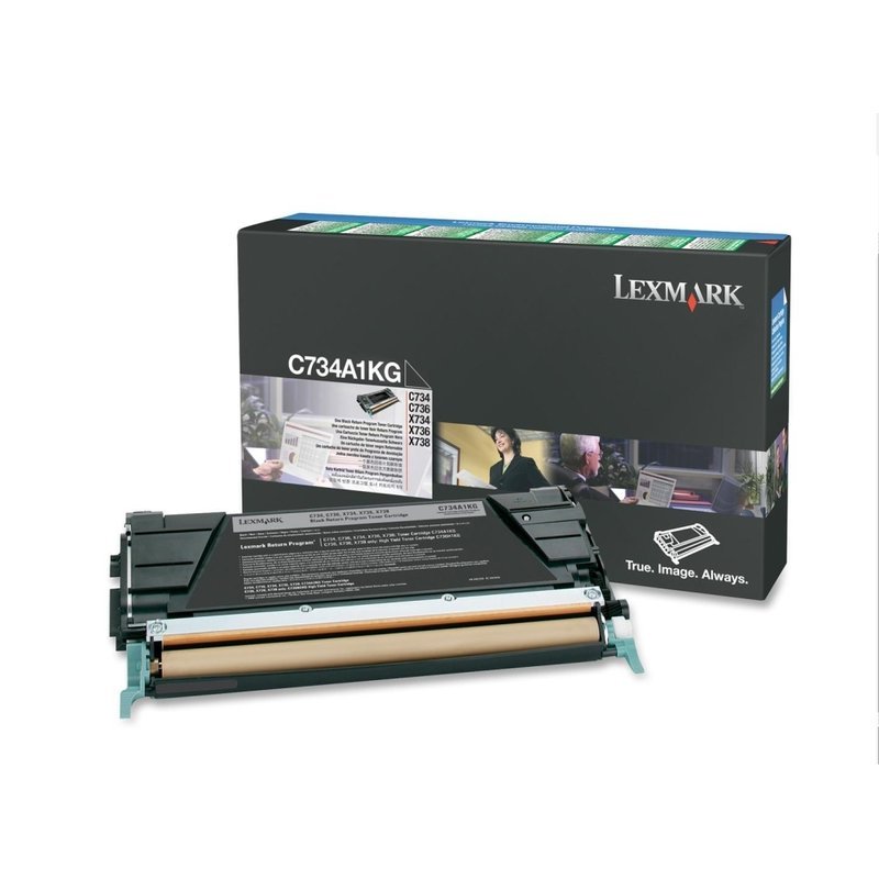 LEXMARK C/X734,736,X738 Blk Rtn 8K