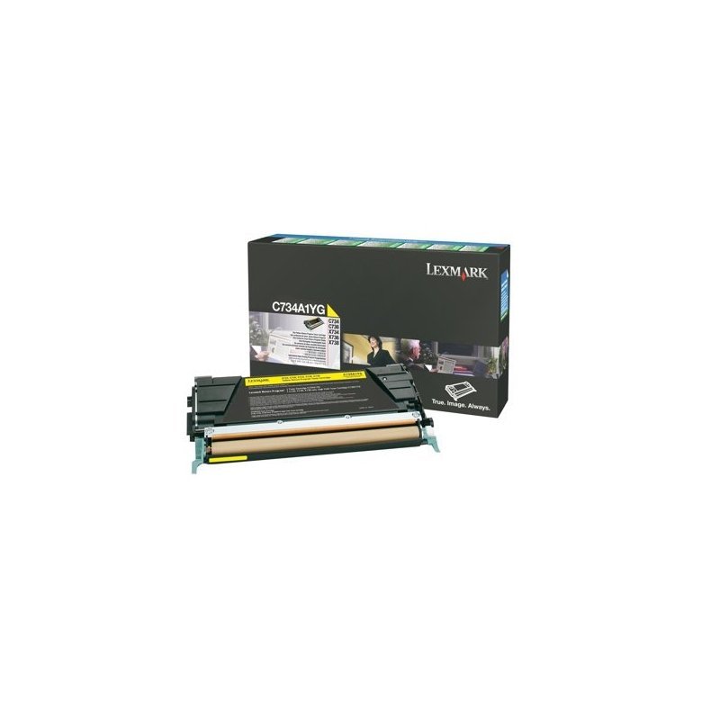 LEXMARK C/X734,746,X738 Yel Rtn 6K
