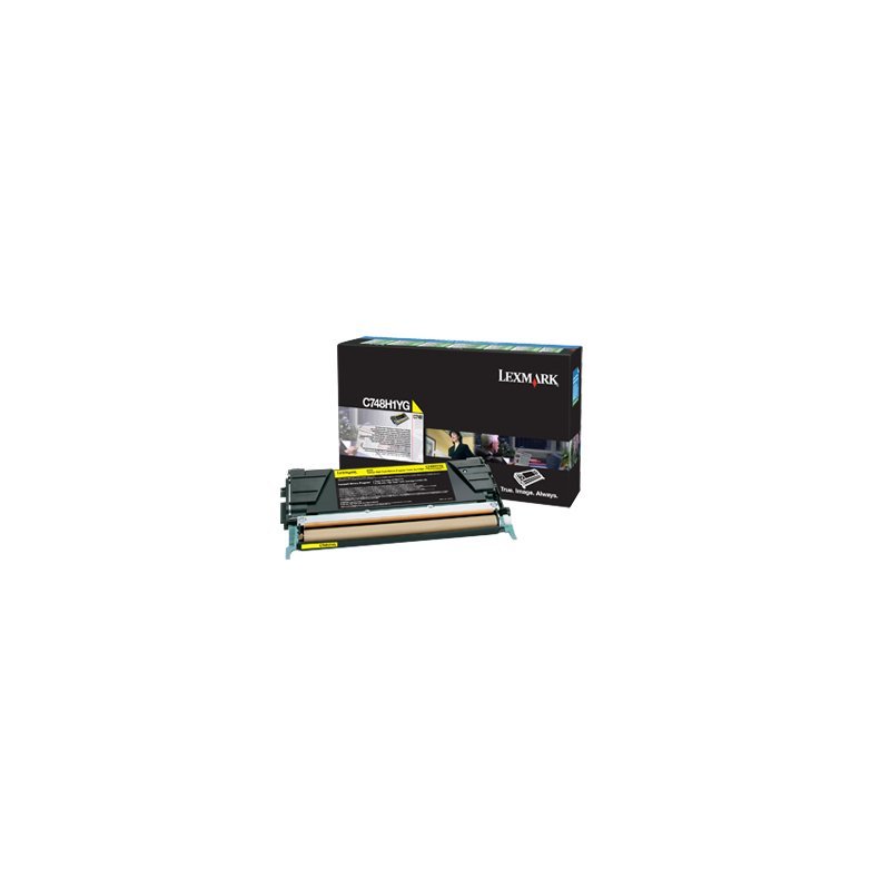 LEXMARK C/X748 Yel Rtn 10K Cartrige
