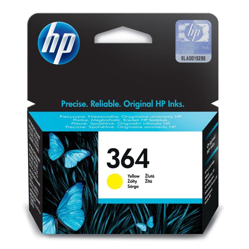 HP 364 Yellow Original Ink Cartridge - I