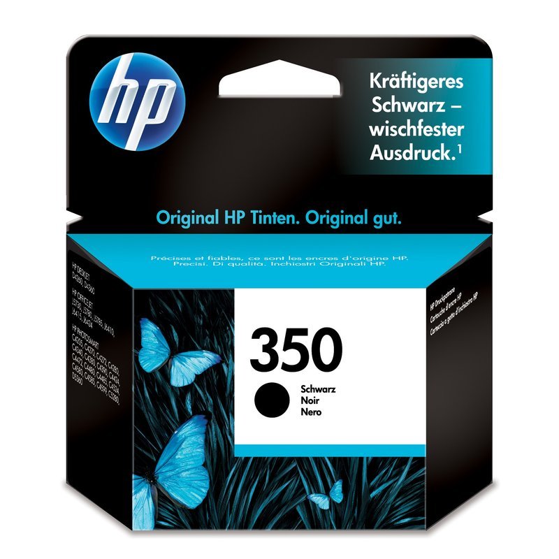 HP 350 Black Original Ink Cartridge - In