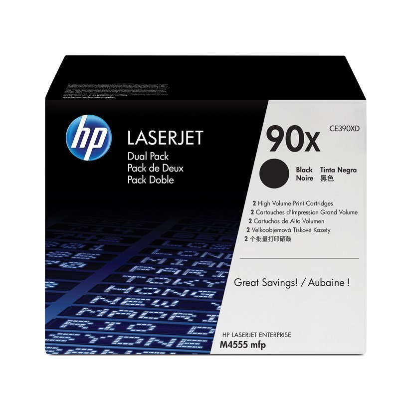 HP 90X 2-pack High Yield Black Original