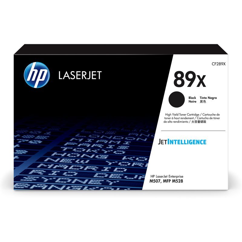 HP 89X Black LaserJet Toner Cartridge -
