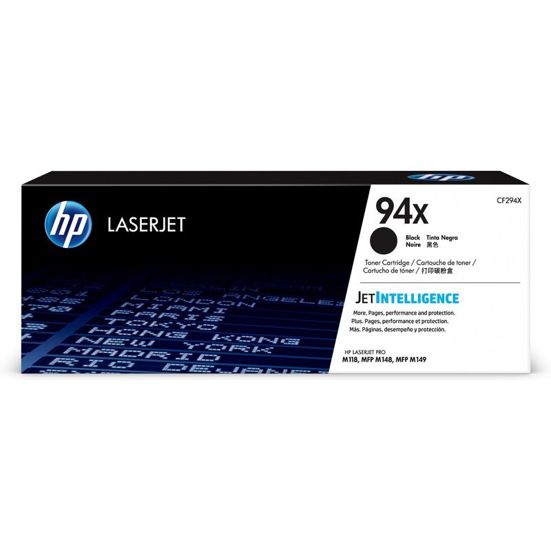 HP 94X Black LaserJet Toner Cartridge -