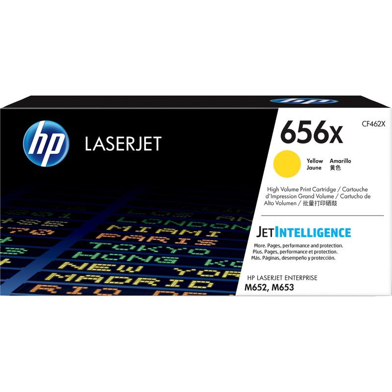 HP Cartuccia toner giallo originale ad alta capacità LaserJet 656X