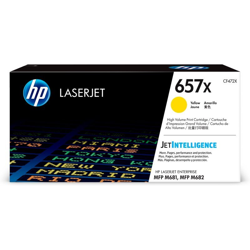 HP 657X Yellow LaserJet toner Cartridge