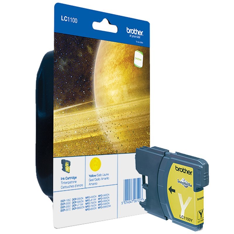 Brother LC1100Y cartuccia d'inchiostro 1 pz Originale Giallo