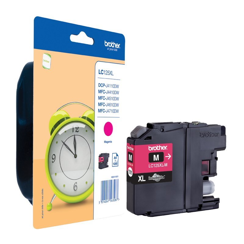 Brother LC125XLM cartuccia d'inchiostro 1 pz Originale Resa extra elevata (super) Magenta