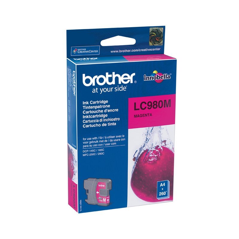 Brother LC980M cartuccia d'inchiostro 1 pz Originale Magenta