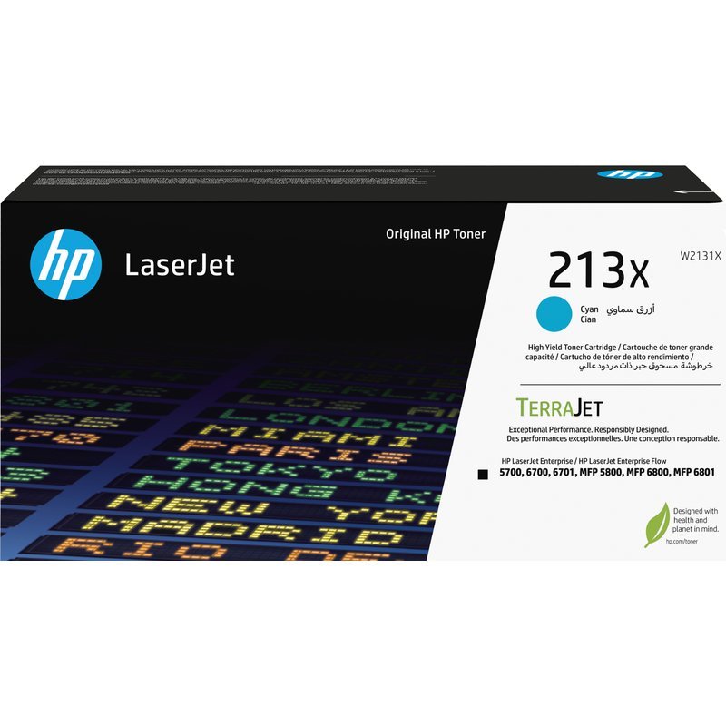 TONER ORIGINALE CIANO HP 213X